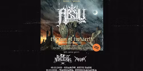 Absu + Ancient, Trivax \/ 9 XII 2025 \/ Krak\u00f3w