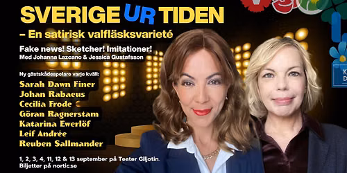 SVERIGE UR TIDEN - EN SATIRISK VALFL\u00c4SKVARIT\u00c9