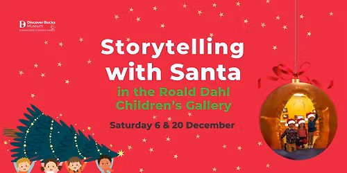 Storytelling with Santa in the Roald Dahl Children's Gallery