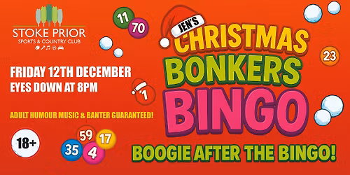 Jen's Christmas Bonkers Bingo Show