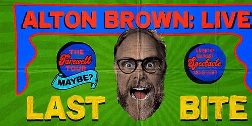 Alton Brown at Kravis Center - Dreyfoos Hall