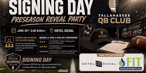 Signing Day: Preseason Reveal Party