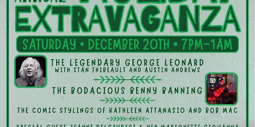 3rd Annual Holliday Extravaganza