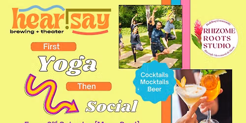 Vinyasa Yoga Flow and Community Social (2nd Sat\/Month)