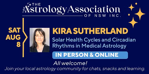 AANSW monthly meeting - KIRA SUTHERLAND - in person and online
