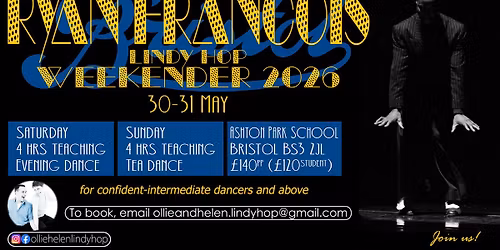 RYAN FRANCOIS Lindy Hop weekender 2026