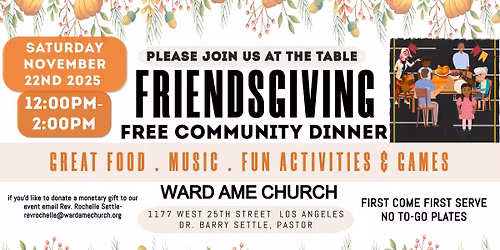 Friendsgiving Community Dinner