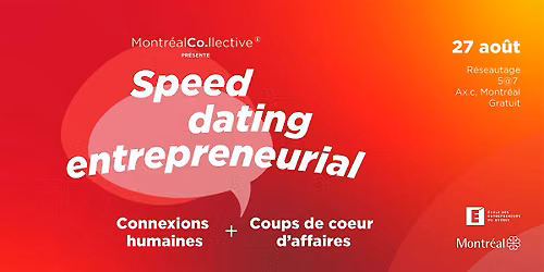 5@7 gratuit - Speed dating entrepreneurial