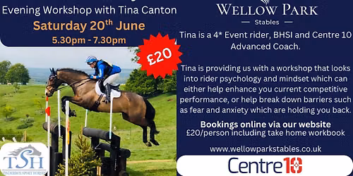 Find Your Mojo! Evening Workshop at Wellow Park Stables
