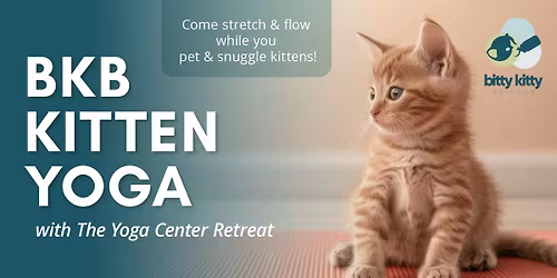 BKB Kitten Yoga with The Yoga Center Retreat