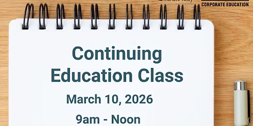 CE Class Financing and TRID & Land Use and Subdivisions