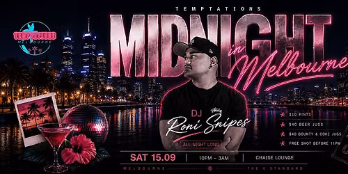 TEMPTATIONS x RONI SNIPES TAKEOVER