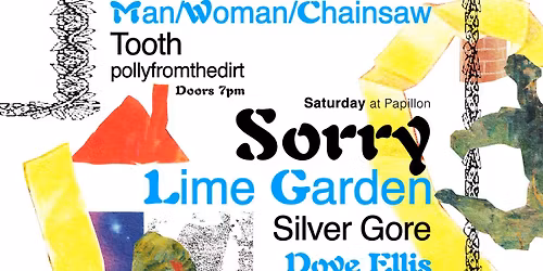 Sorry, Lime Garden, Silver Gore, Dove Ellis, Dermot Henry, Bleech 9:3 (So Young Weekender day 2)