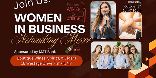 Women in Business Networking Mixer and Tasting