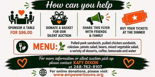 Empower Boone Fundraising Dinner