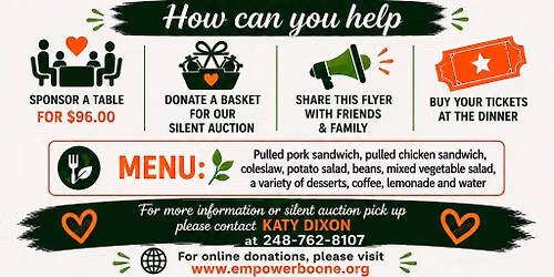 Empower Boone Fundraising Dinner