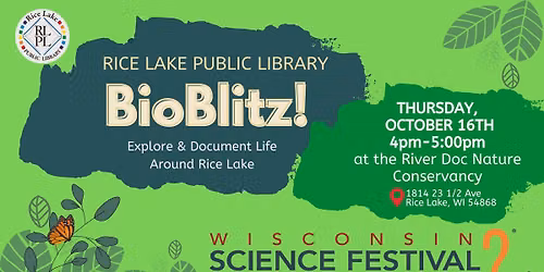 Wisconsin Science Festival: BioBlitz! @ the RDNC