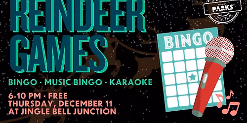 Reindeer Games: Bingo, Music Bingo, and Karaoke
