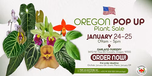 Oregon Pop Up - Plant Sale