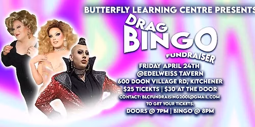 Drag Bingo *Fundraiser* - Kitchener - Apr. 24th