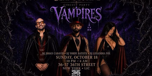 CLANDESTINE- VAMPIRES |ANNIVERSARY | HALLOWEEN EDICION