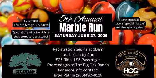 5th Annual Marble Run