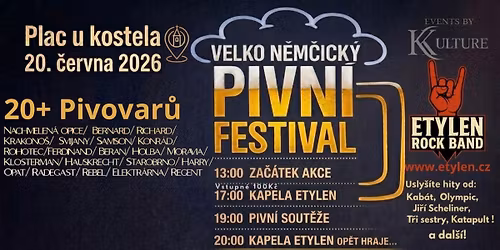 I. Ro\u010dn\u00edk PIVN\u00cdHO FESTIVALU ve Velk\u00fdch N\u011bm\u010dic\u00edch