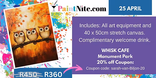 Paint Nite at Whisk Cafe