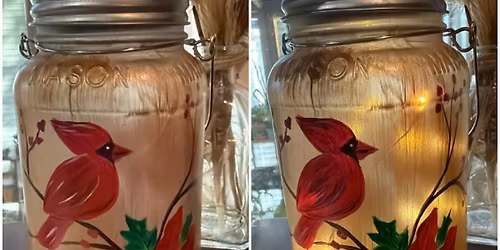 Cardinal Solar Jars