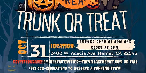 \ud83c\udf83 Spooktacular Trunk or Treat! \ud83d\udc7b