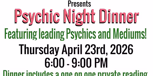 psychic night dinner in Lynbrook