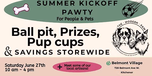 Summer Kickoff Pawty for People & Pets