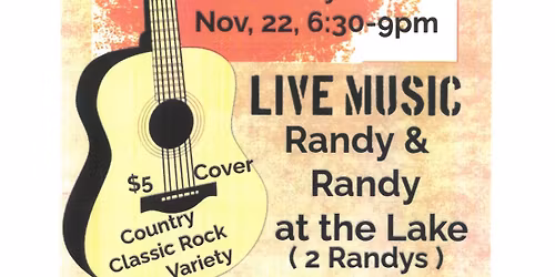 Dance to the music of Randy & Randy at the Lake