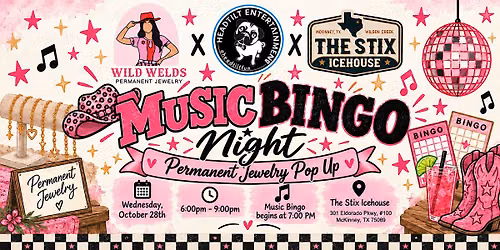 Mckinney Permanent Jewelry Pop Up + Music Bingo