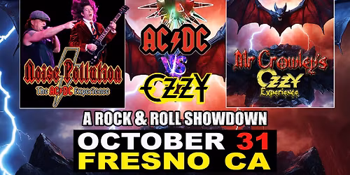 The Tower Theatre welcomes back AC\/DC vs OZZY A Rock & Roll Showdown!