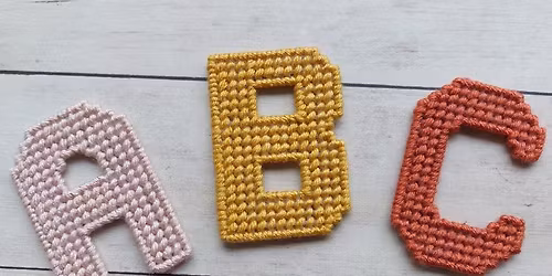 Plastic Canvas Needlepoint Letters for Kids