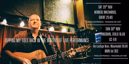 A try out weekend of gigs with Daithi Rua