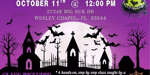 SPOOKY CAULDRON HALLOWEEN CAKE DECORATING CLASS EVENT!\ud83d\udd77\ufe0f