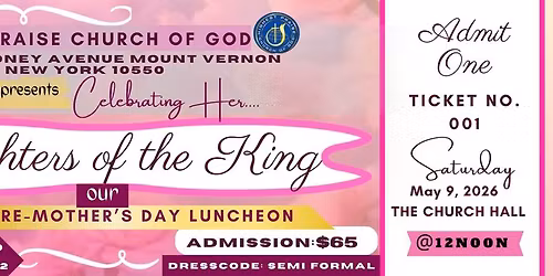 Annual Pre-Mother\u2019s Day Luncheon 