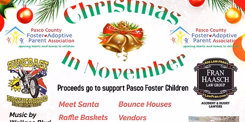 SCBH Christmas in November to support the Pasco Foster Children