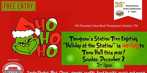 Holiday at the Station (Tree Lighting & Santa)
