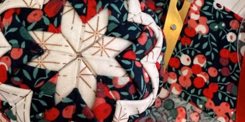 No Sew Quilted Christmas Baubles