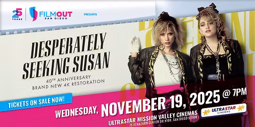 Desperately Seeking Susan - 40th Anniversary - 4K Restoration