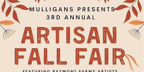 3rd Annual Artisan Faire 