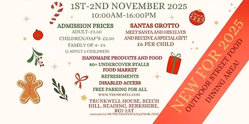 Trunkwell House Christmas Gift Fair 