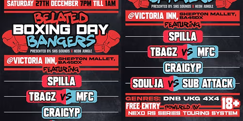 Belated Boxing Day Bangers