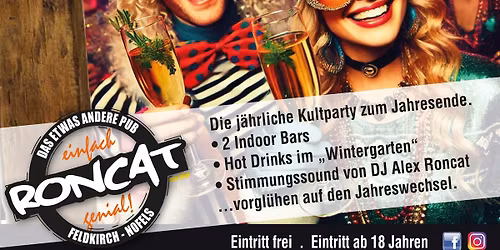 30. Silvester-Nachmittags-Party im RONCAT