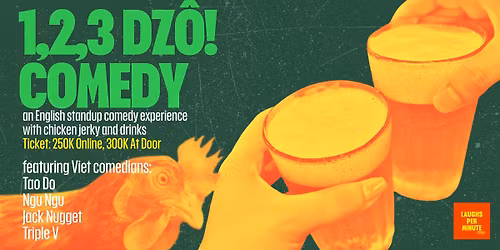 AN ENGLISH STANDUP COMEDY SHOW: 1, 2, 3, DZ\u00d4!  