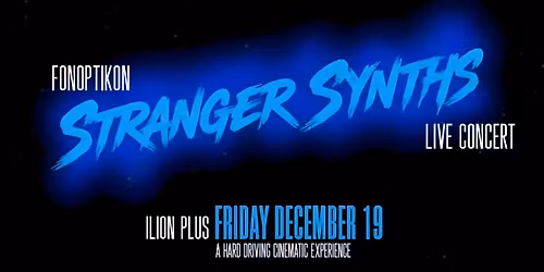 FONOPTIKON LIVE : STRANGER SYNTHS