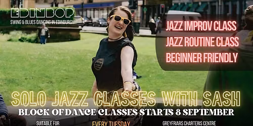 Solo Jazz classes with Sash